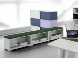 Cassettiera Halite in melaminico e laccato di MobilOfficeFurniture