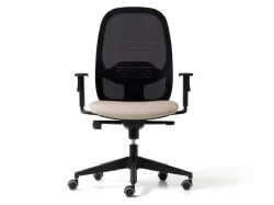 Seduta operativa Pop con schienale in rete e seduta in tessuto di MobilOfficeFurniture