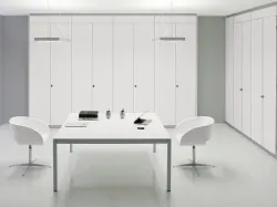 Parete divisoria attrezzata in melaminico Siderplan S di MobilOfficeFurniture