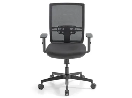Seduta operativa Time in tessuto e rete con struttura in plastica di MobilOfficeFurniture
