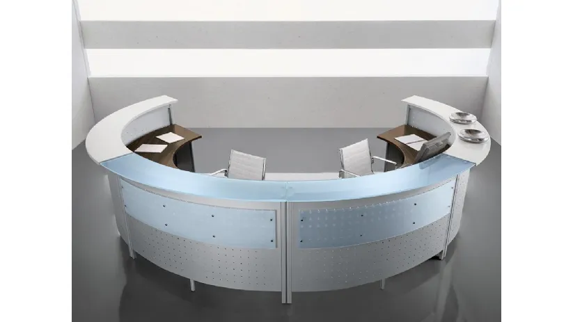 Bancone Reception componibile Welcome di MobilOfficeFurniture