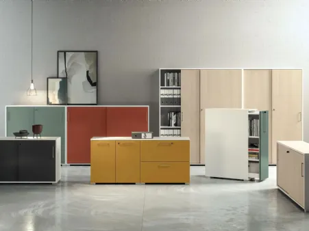 Scrivania Manager Plus in nobilitato Olmo di MobilOfficeFurniture